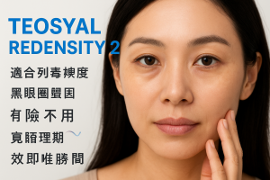teosyal redensity 2 熊貓針：適合對象、黑眼圈淚溝效果、療程價錢、風險、見效與維持幾耐