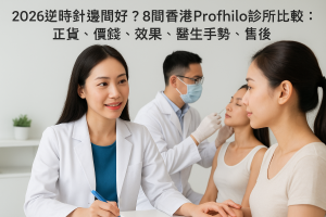 2026逆時針邊間好？8間香港Profhilo診所比較：正貨、價錢、效果、醫生手勢、售後