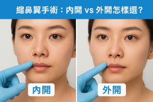 縮鼻翼手術：內開vs外開怎樣選？適合對象、香港費用、疤痕風險、恢復期與不動刀替代