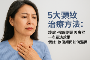5大頸紋治療方法：護膚、按摩到醫美療程一次看清效果、價錢、恢復期與如何選擇