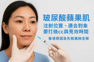 玻尿酸蘋果肌：注射位置、適合對象、要打幾cc與見效時間，香港價錢及失敗風險全解