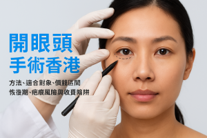 開眼頭手術香港：方法、適合對象、價錢區間、恢復期、疤痕風險與收費陷阱