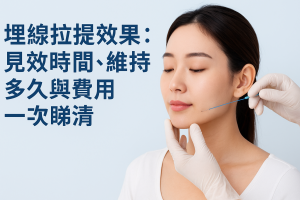 埋線拉提效果：見效時間、維持多久與費用一次睇清