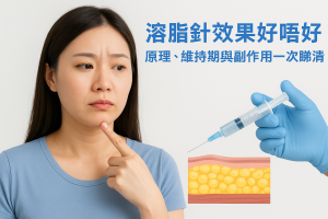 溶脂針效果好唔好？原理、維持期與副作用一次睇清
