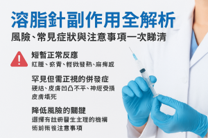 溶脂針副作用全解析：風險、常見症狀與注意事項一次睇清