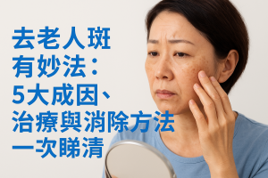 去老人斑有妙法：5大成因、治療與消除方法一次睇清