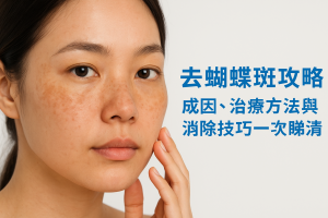 去蝴蝶斑攻略：成因、治療方法與消除技巧一次睇清
